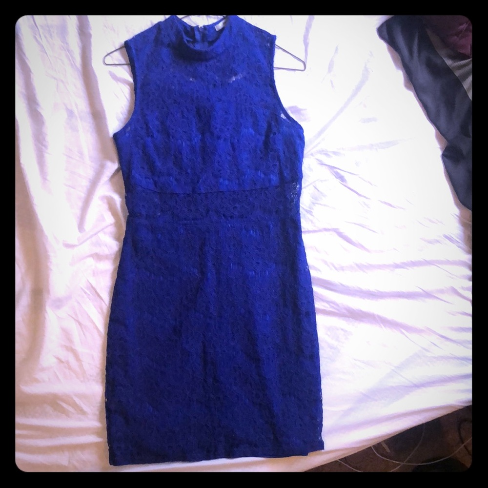 Blue dress